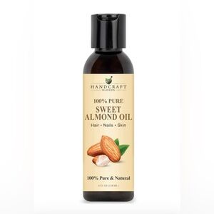 Handcraft Blends 100% Sweet Almond Oil - Carrier Oil- BRAND NEW & SEALED - 4oz